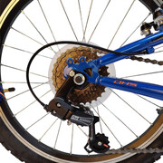 Bicicleta Copii DHS Sonic - 20 Inch, Albastru-Portocaliu