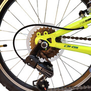 Bicicleta Copii DHS Sonic - 20 inch, Galben-Albastru