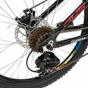 Bicicleta Copii Dhs Terrana 2423, model 2026 - 24 Inch, Rosu-Negru