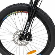 Bicicleta Copii Dhs Terrana 2423, model 2026 - 24 Inch, Rosu-Negru