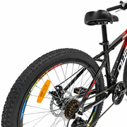 Bicicleta Copii Dhs Terrana 2423, model 2026 - 24 Inch, Rosu-Negru