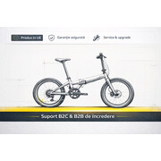 Bicicleta Pliabila Devron Practic 10 - 20 inch, Negru