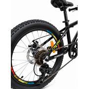 Bicicleta Copii Dhs Terrana 2023B, model 2026 - 20 Inch, Negru-Verde