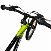 Bicicleta Copii Dhs Terrana 2023B, model 2026 - 20 Inch, Negru-Verde