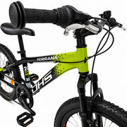 Bicicleta Copii Dhs Terrana 2023B, model 2026 - 20 Inch, Negru-Verde