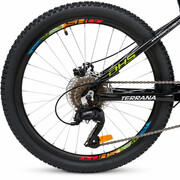 Bicicleta Copii Dhs Terrana 2423B, model 2026 - 24 Inch, Negru-Verde