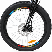 Bicicleta Copii Dhs Terrana 2423B, model 2026 - 24 Inch, Rosu-Negru