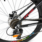 Bicicleta Copii Dhs Terrana 2423B, model 2026 - 24 Inch, Rosu-Negru
