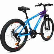 Bicicleta Copii Dhs Terrana 2423B, model 2026 - 24 Inch, Violet-Albastru