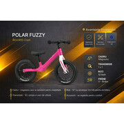 Bicicleta Copii Polar FUZZY- 12 Inch, Violet