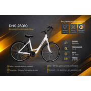 Bicicleta Oras DHS 26010 - 26 inch, M, Alb