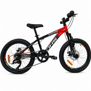 Bicicleta Copii Dhs Terrana 2023B, model 2026 - 20 Inch, Rosu-Negru