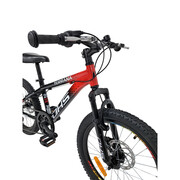 Bicicleta Copii Dhs Terrana 2023B, model 2026 - 20 Inch, Rosu-Negru