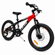 Bicicleta Copii Dhs Terrana 2023B, model 2026 - 20 Inch, Rosu-Negru
