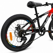 Bicicleta Copii Dhs Terrana 2023B, model 2026 - 20 Inch, Rosu-Negru
