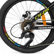 Bicicleta Copii Dhs Terrana 2023C, model 2026 - 20 Inch, Verde-Negru