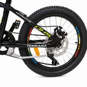 Bicicleta Copii Dhs Terrana 2023D, model 2026 - 20 Inch, Verde-Negru