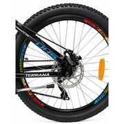 Bicicleta Copii Dhs Terrana 2423B, model 2026 - 24 Inch, Negru-Albastru