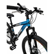 Bicicleta Copii Dhs Terrana 2423B, model 2026 - 24 Inch, Negru-Albastru