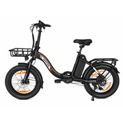 Bicicleta electrica pliabila Spatial Parrot 1.2 - 20 inch, Negru