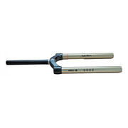 Csu U-Turn Al Steerer - 1-1/8 Inch, Black Crown, Gold