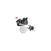 Frana spate pe disc HJ-MD16, adaptor IS, rotor 160 mm, accesorii incluse, negru