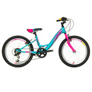 Bicicleta Copii DHS Modesty - 20 Inch, Albastru