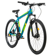 Bicicleta MTB Colinelli COL27, Marimea M, 29 inch, Verde, Schimbator Shimano Altus, 24 Viteze, Cadru Aluminiu, Frane pe Disc
