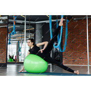 Minge Gimnastica PVC, 75 cm, Verde