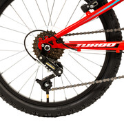 Bicicleta Copii DHS Turbo - 20 Inch, Rosu