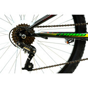 Bicicleta Copii DHS Turbo - 24 Inch, Negru-Verde
