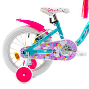 Bicicleta Copii DHS Unicorn - 16 Inch, Albastru