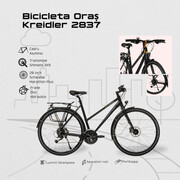 Bicicleta Oras Kreidler 2837 - 28 inch, XL, Negru