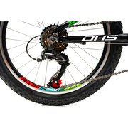 Bicicleta Copii Dhs Terrana 2023 - 20 Inch, Negru/Verde