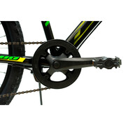 Bicicleta Copii DHS Turbo - 24 Inch, Negru-Verde
