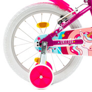 Bicicleta Copii DHS Unicorn - 20 Inch, Roz/Albastru