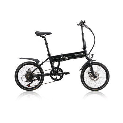 Bicicleta Electrica Pliabila Devron 20201 - 20 inch, S, Negru