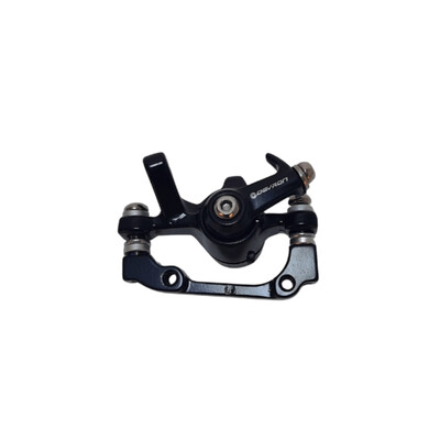 Frana spate pe disc Devron DS1816, rotor 160 mm, adaptor IS 160, negru
