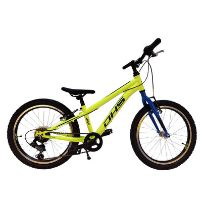 Bicicleta Copii DHS Sonic - 20 Inch, Albastru-Portocaliu