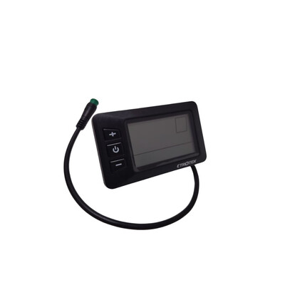 Display bicicleta Etroteck ETD-21C, LCD 36V, pentru roti 20”, J-Protocol, cablu 250mm, Negru