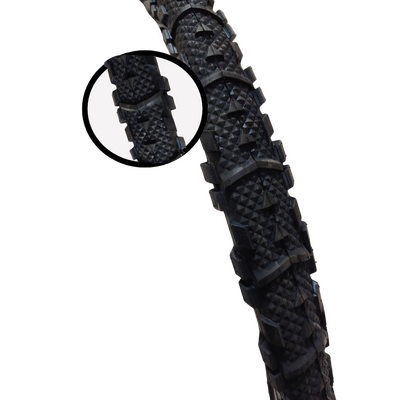 Anvelopa Kenda Kwick K879, 24 × 1.95, negru, profil ATB
