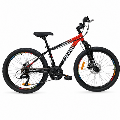 Bicicleta Copii Dhs Terrana 2423B, model 2026 - 24 Inch, Roz-Violet