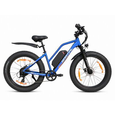 Bicicleta electrica Mtb Spatial Parrot 1.2 - 26 inch, M, Albastru