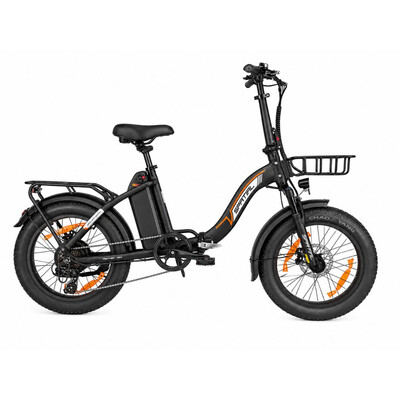 Spatial Parrot 1.2 Folding Electric Bike - 20 inch, Black