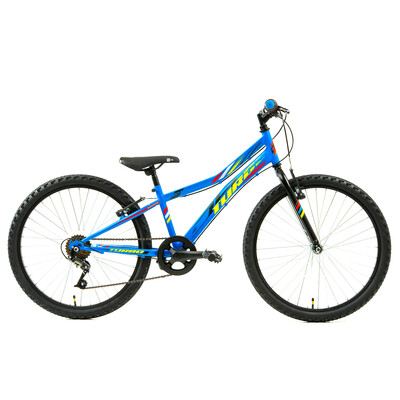 Bicicleta Copii DHS Turbo - 24 Inch, Negru-Verde