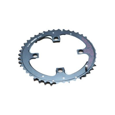 Foaie Angrenaj MTB V4G2 104, 44T, Negru-Rosu
