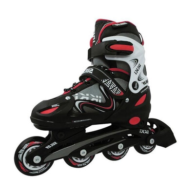 Role Copii, Reglabile Ikki Boy, S 31-34, Negru-Rosu