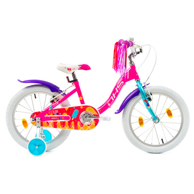 Bicicleta Copii DHS Dino - 18 Inch, Negru