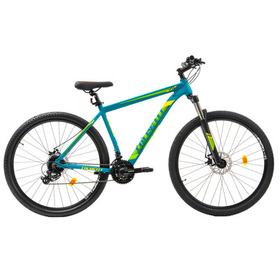 Bicicleta MTB Colinelli COL25, Marimea M, 29 inch, Albastru, Schimbator Shimano ST-EF500 EZ-FIRE PLUS, 24 Viteze, Cadru Aluminiu, Frane pe Disc