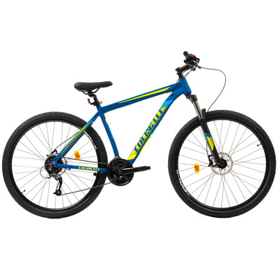 Bicicleta MTB Colinelli COL27, Marimea M, 29 inch, Albastru, Schimbator Shimano Altus, 24 Viteze, Cadru Aluminiu, Frane pe Disc